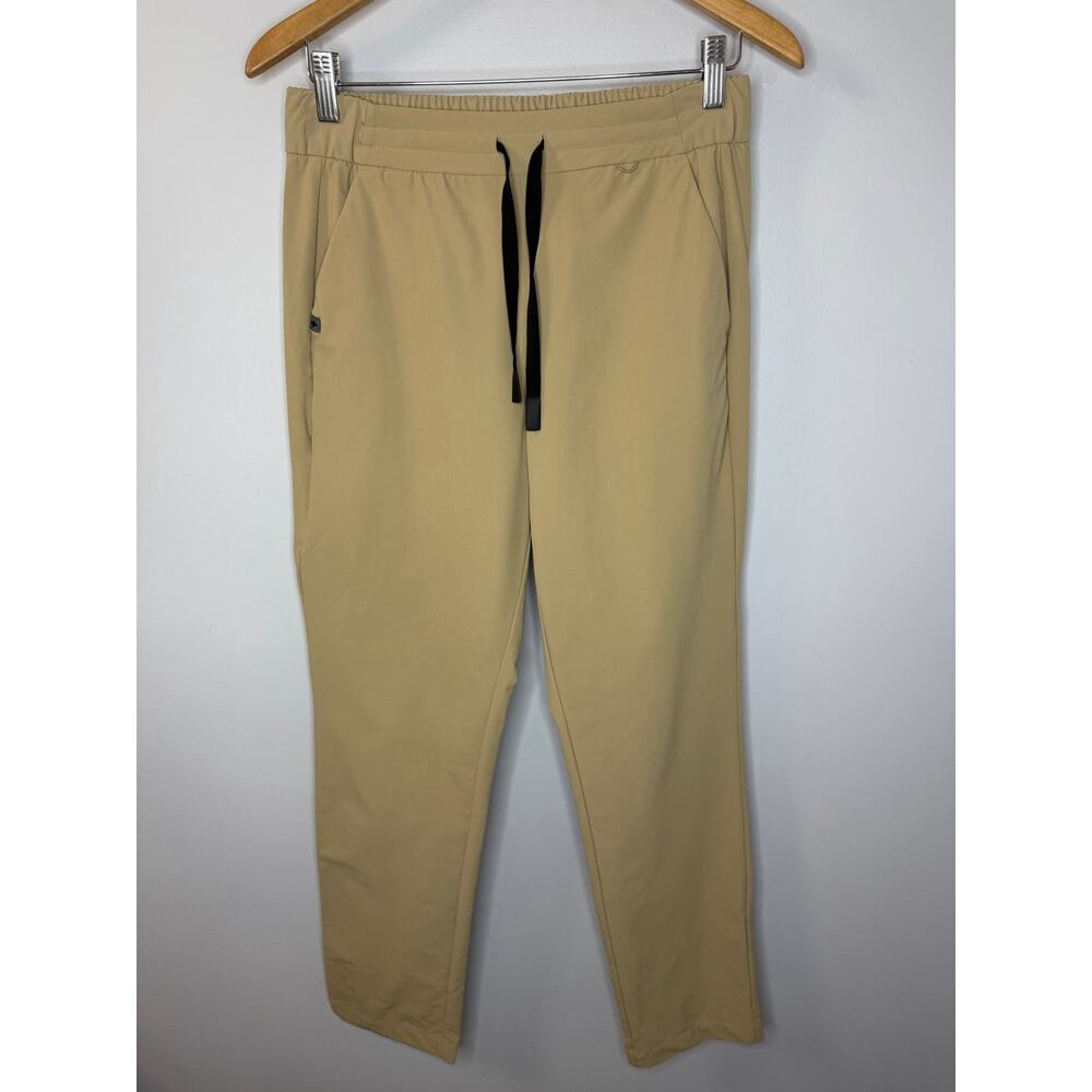 FIGS PRO Skinny Scrub Trouser Pant Khaki Women's Small Stretch
